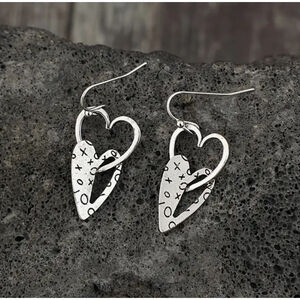 Retro Style Valentine Earrings